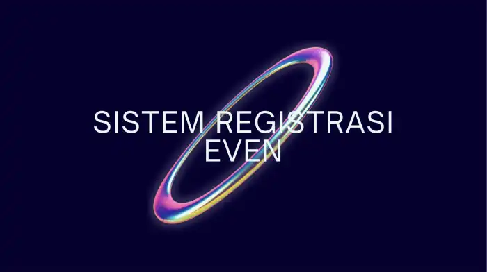 Sistem Registrasi Event